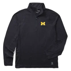 Wolverine X Valiant University Of Michigan Sun-Stop Eco Half Zip